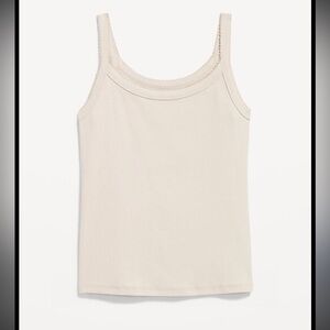 Old Navy 90s Ribbed Lace-Trim Tank